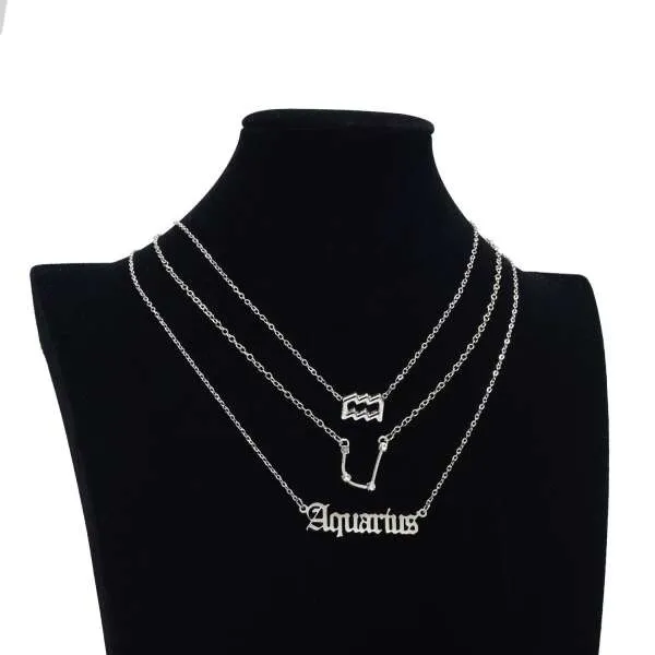 Astrea - Set of 3 zodiac necklaces