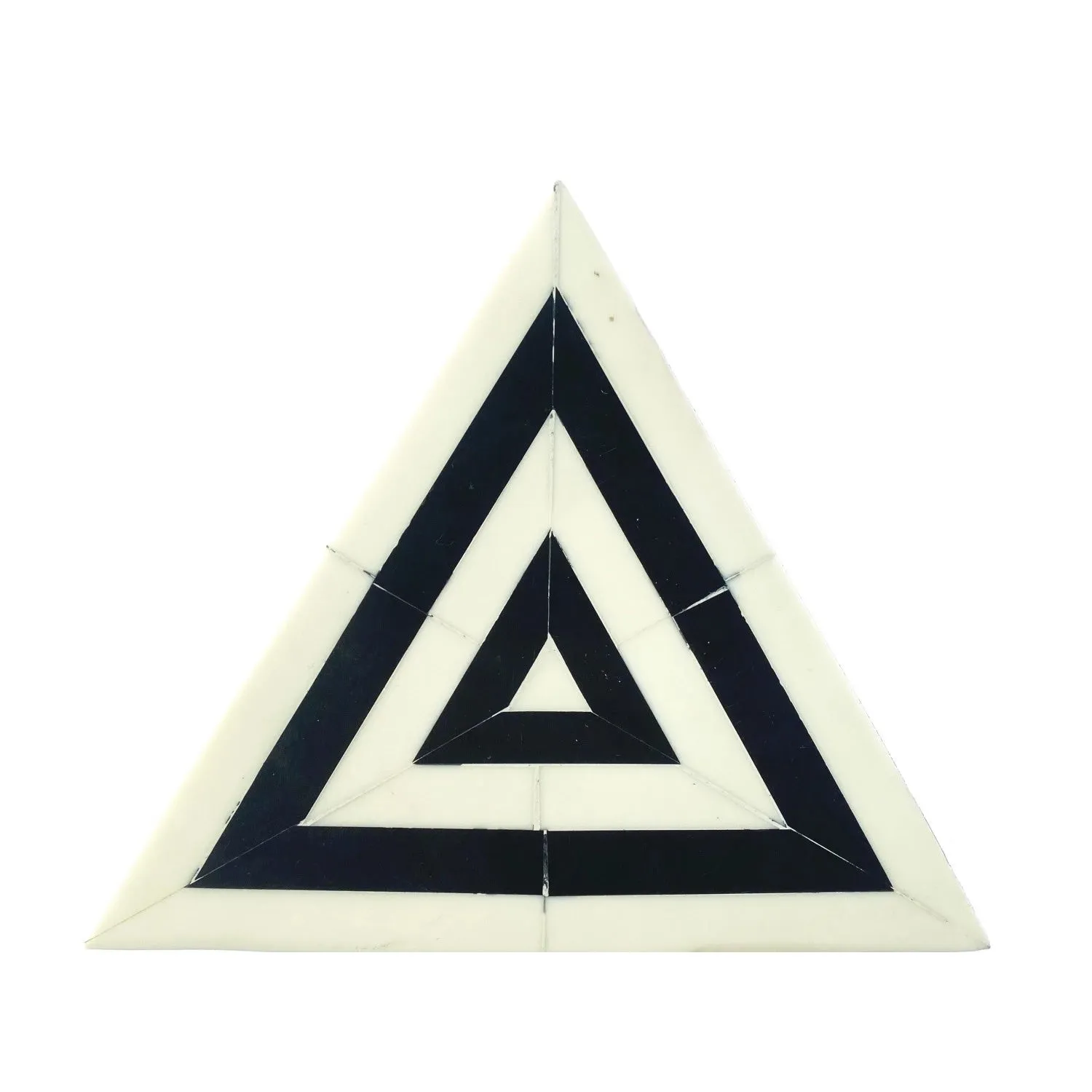 Black & White Decorative Triangle Box