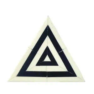 Black & White Decorative Triangle Box