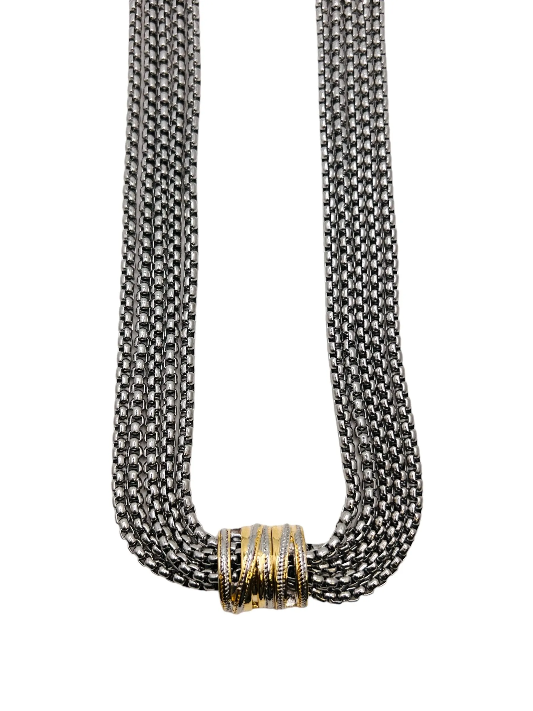 Box Chain Multi Chain Necklace