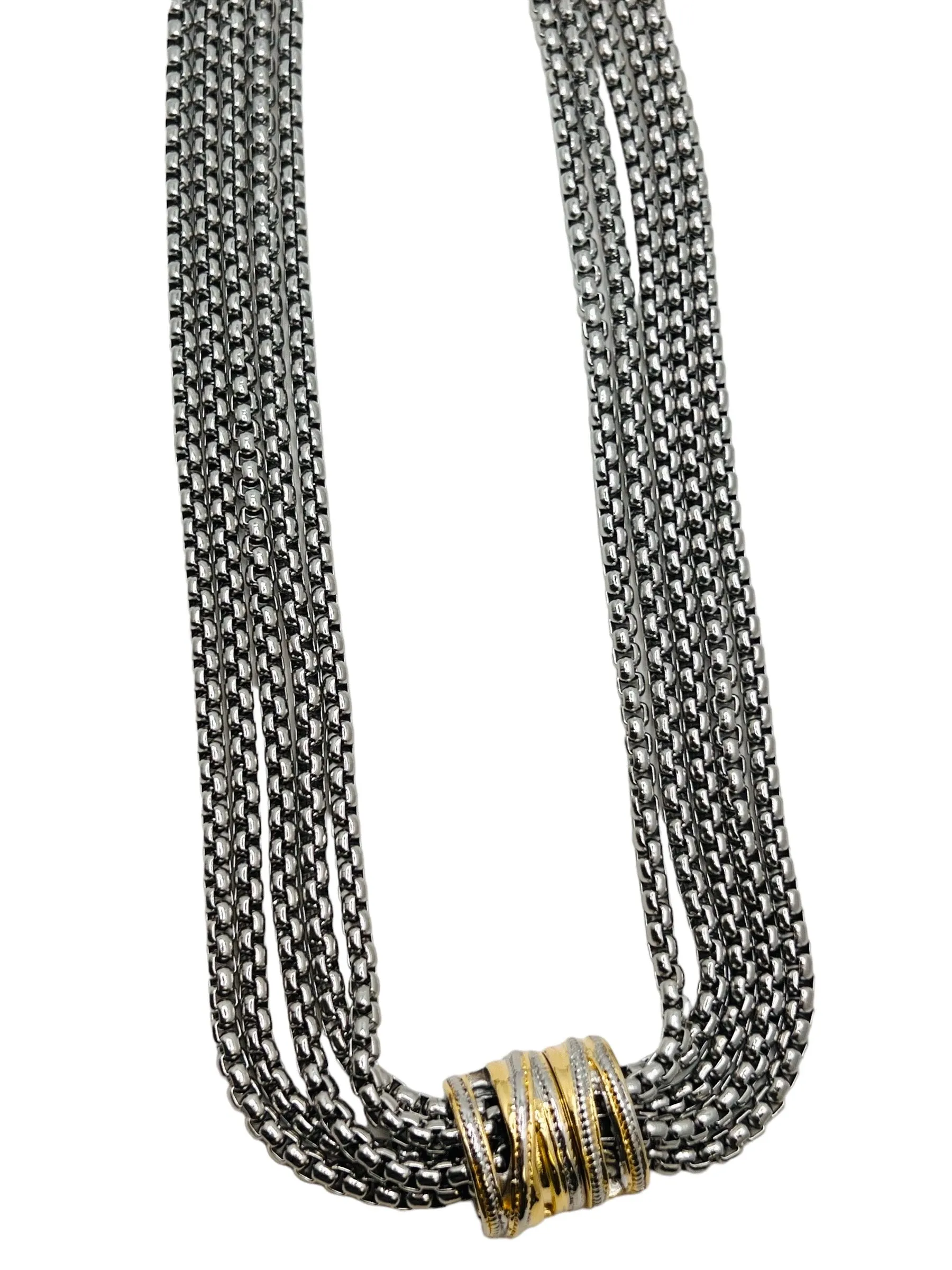 Box Chain Multi Chain Necklace