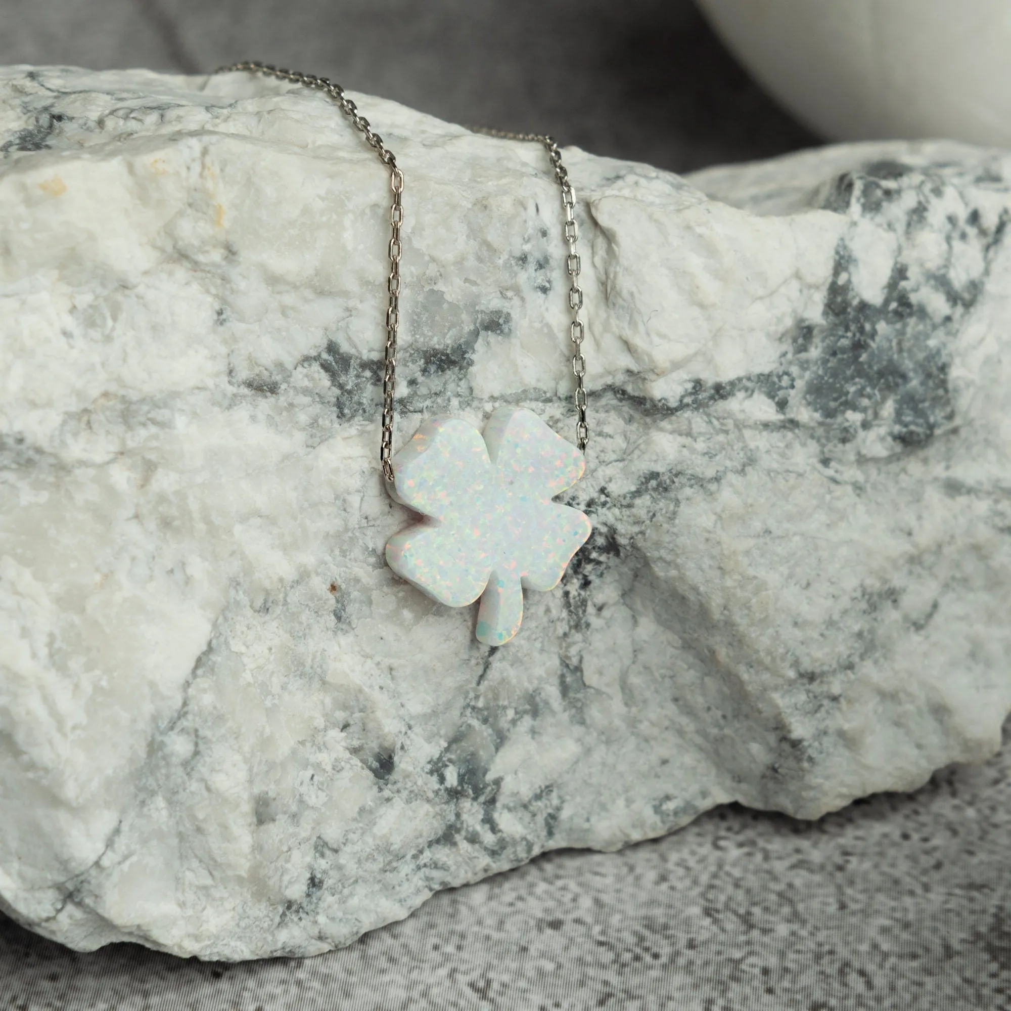 Clover Opal Necklace