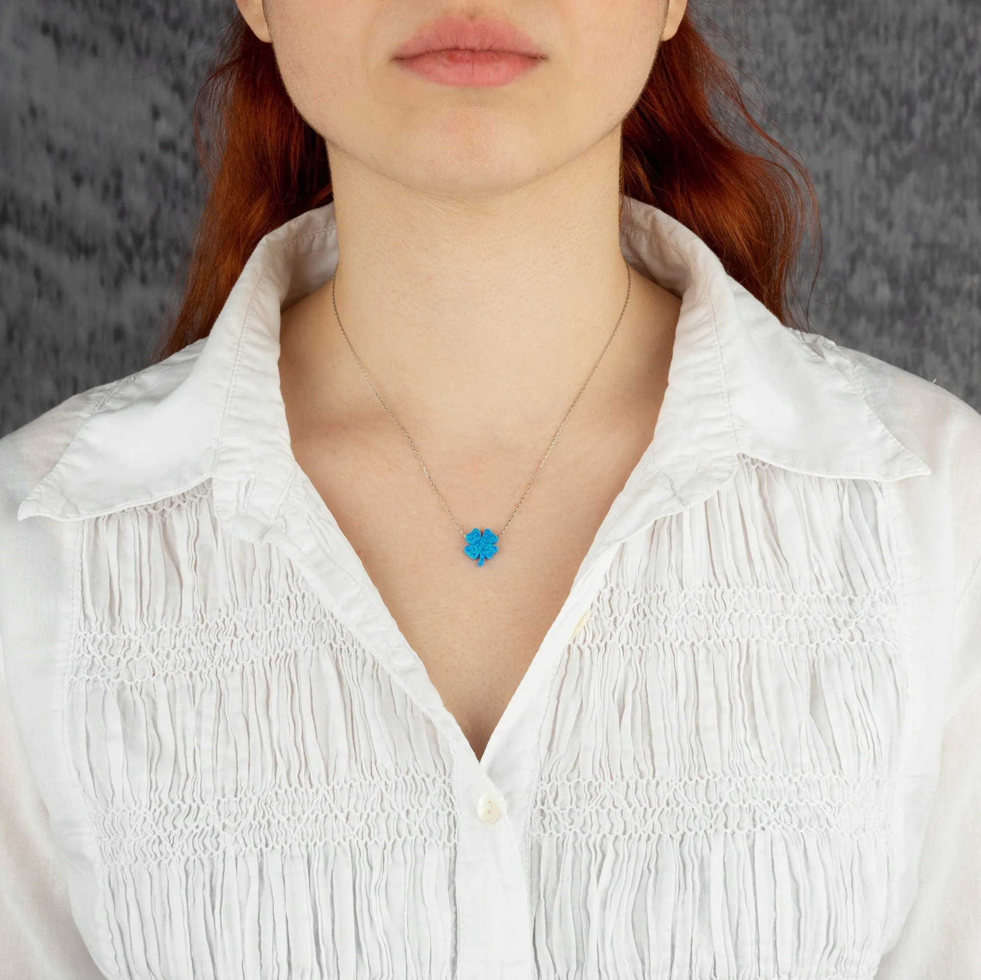 Clover Opal Necklace