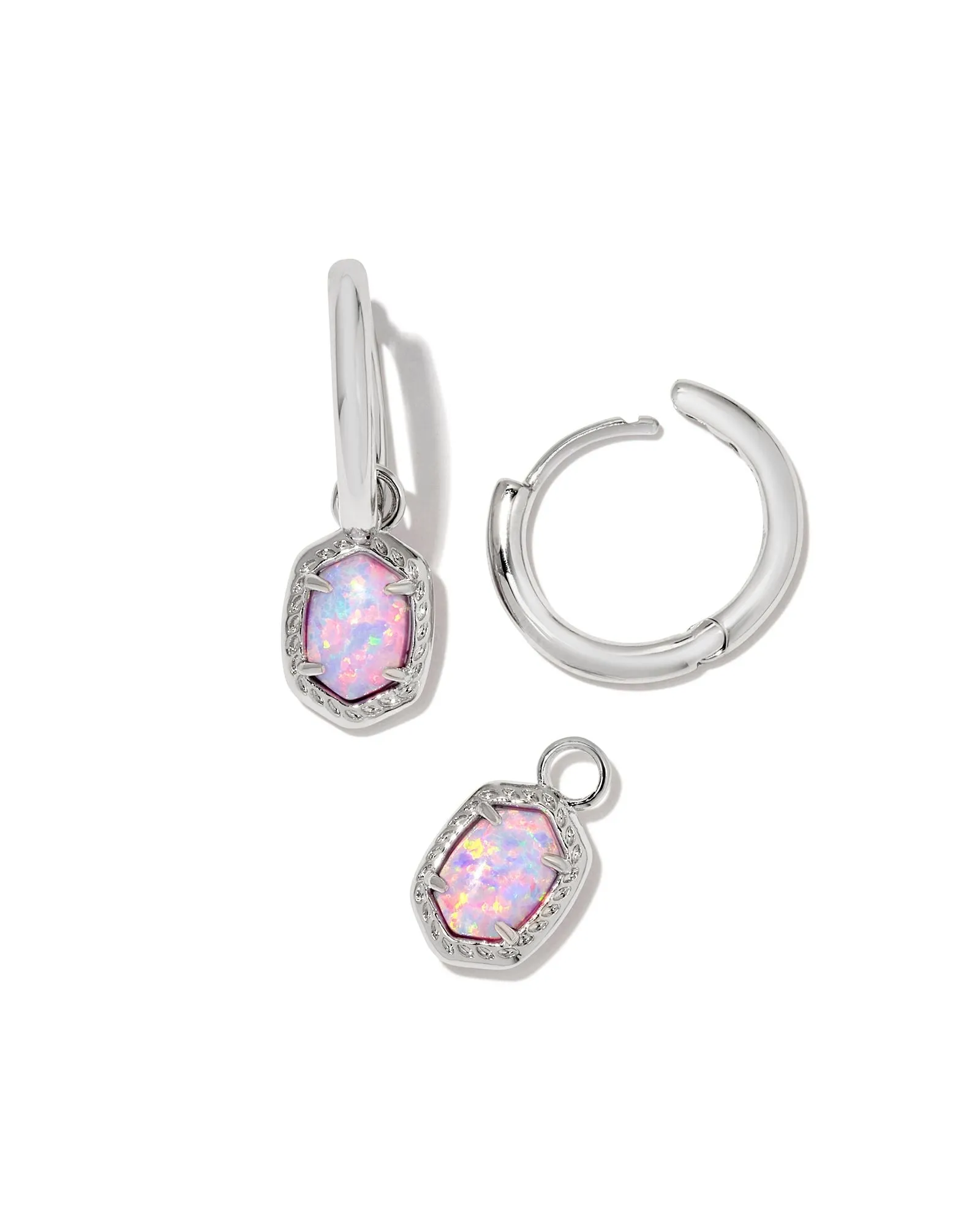 Daphne Framed Huggie Earrings