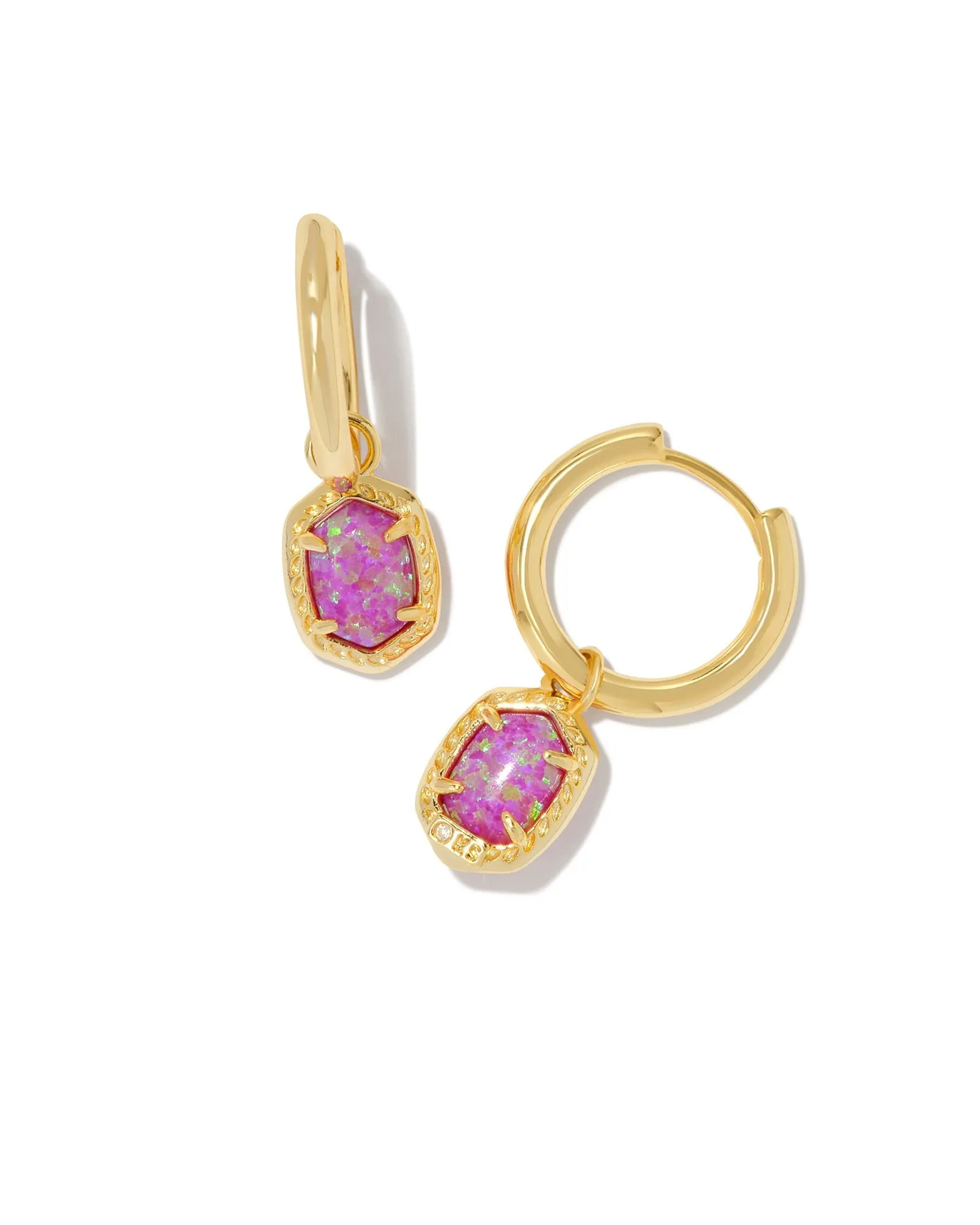 Daphne Framed Huggie Earrings