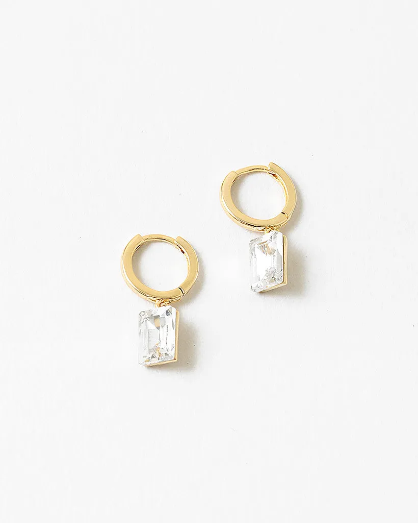 Drop Cubic Earrings