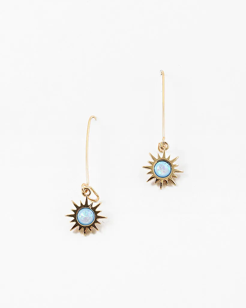 Drop Opal Earring