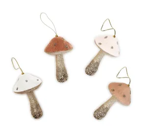 Glitter Mushroom Ornament