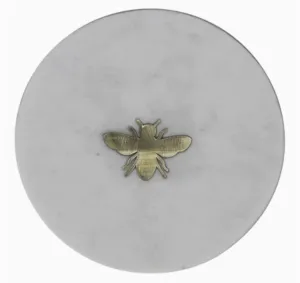 Inlaid Marble Tray - Bee