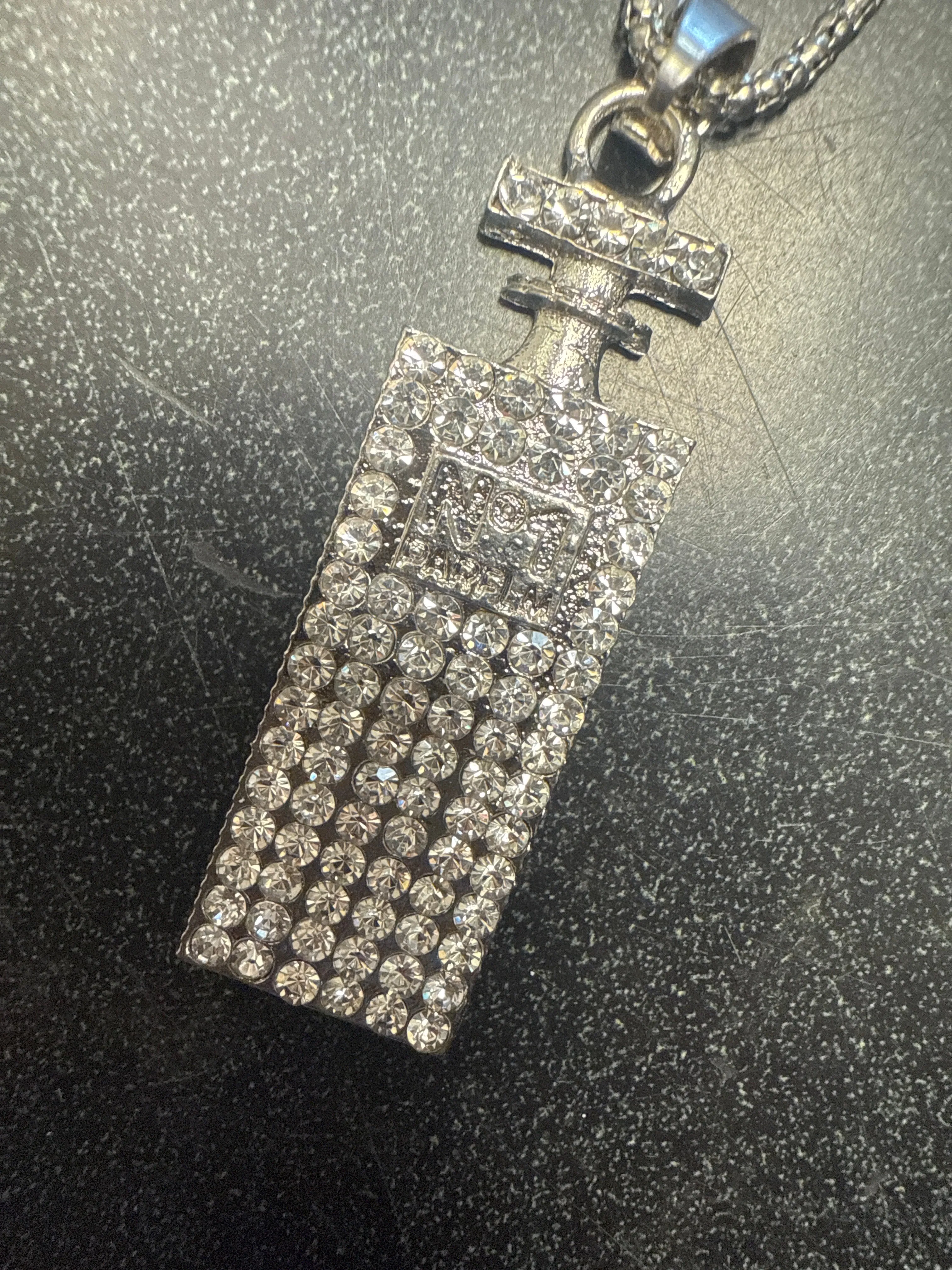 Silver Sparkle No.1 Parfum Design Necklace