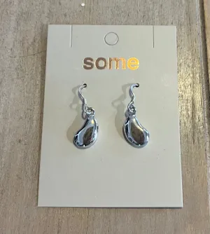 Some Sterling Silver Teardrop Earrings 619