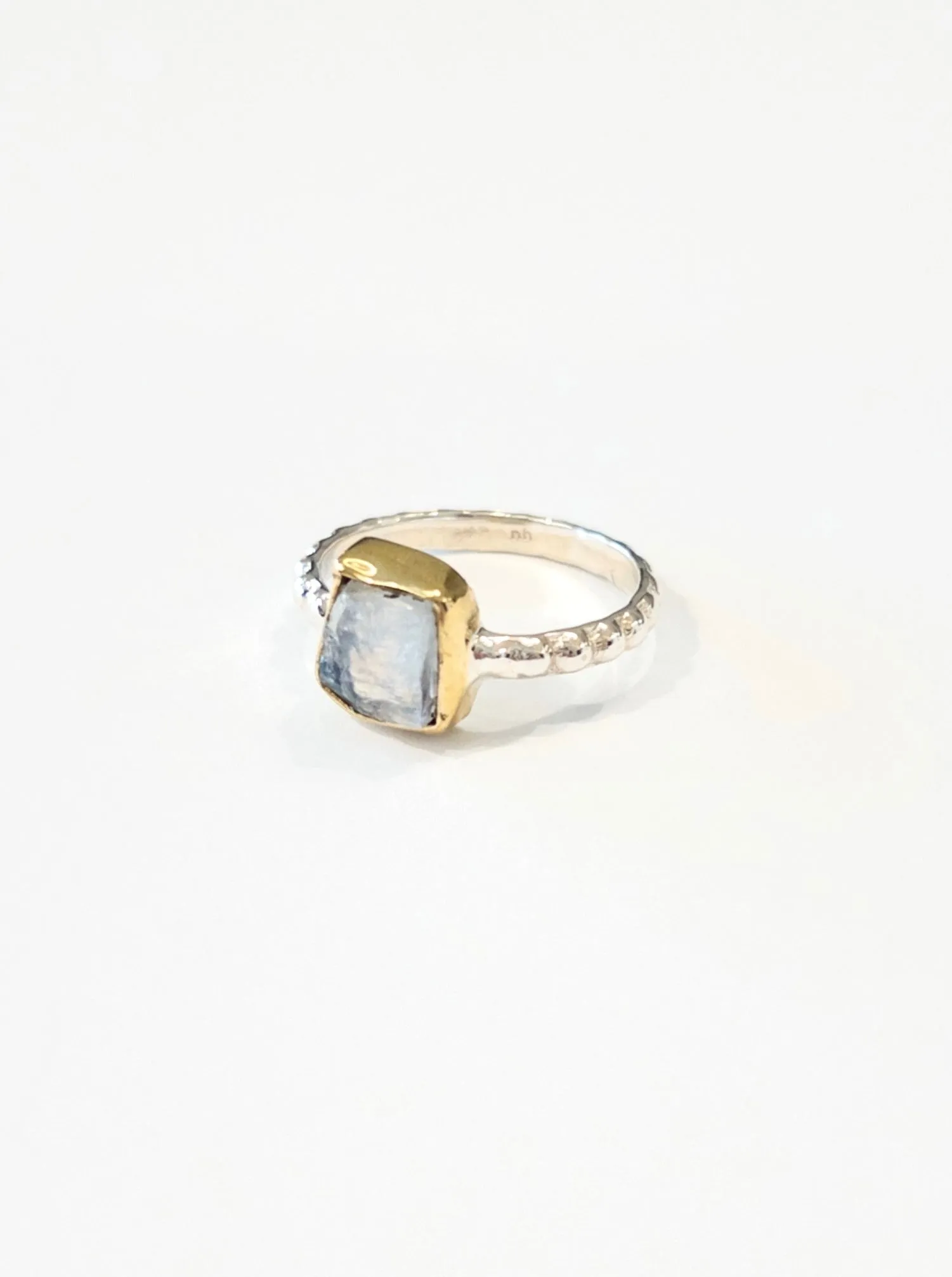 Tranquility  Rough Moonstone nh Ring