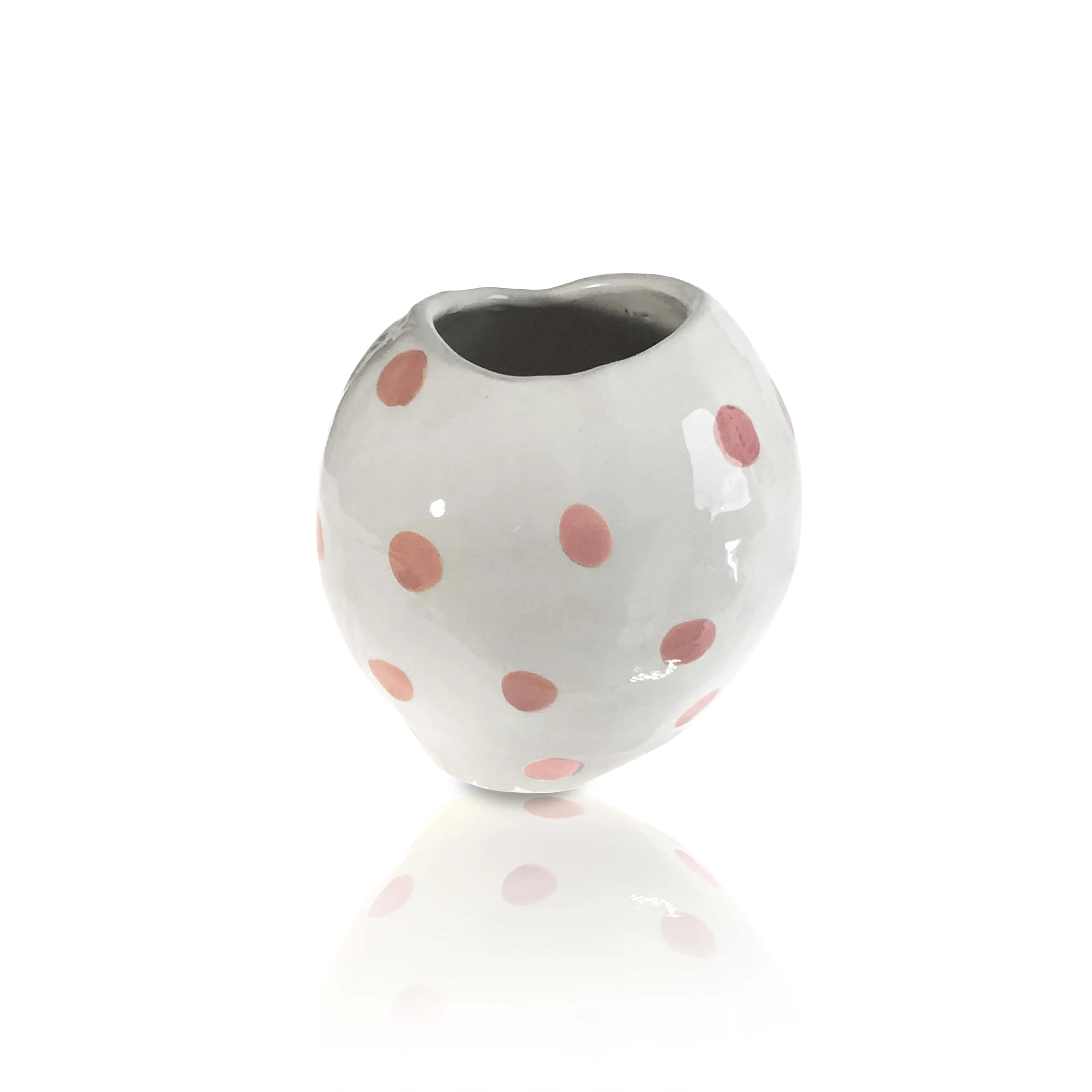 Vase with Pink Dots